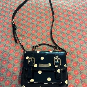 Kate Spade Black and White Polka Dot Mini Bag